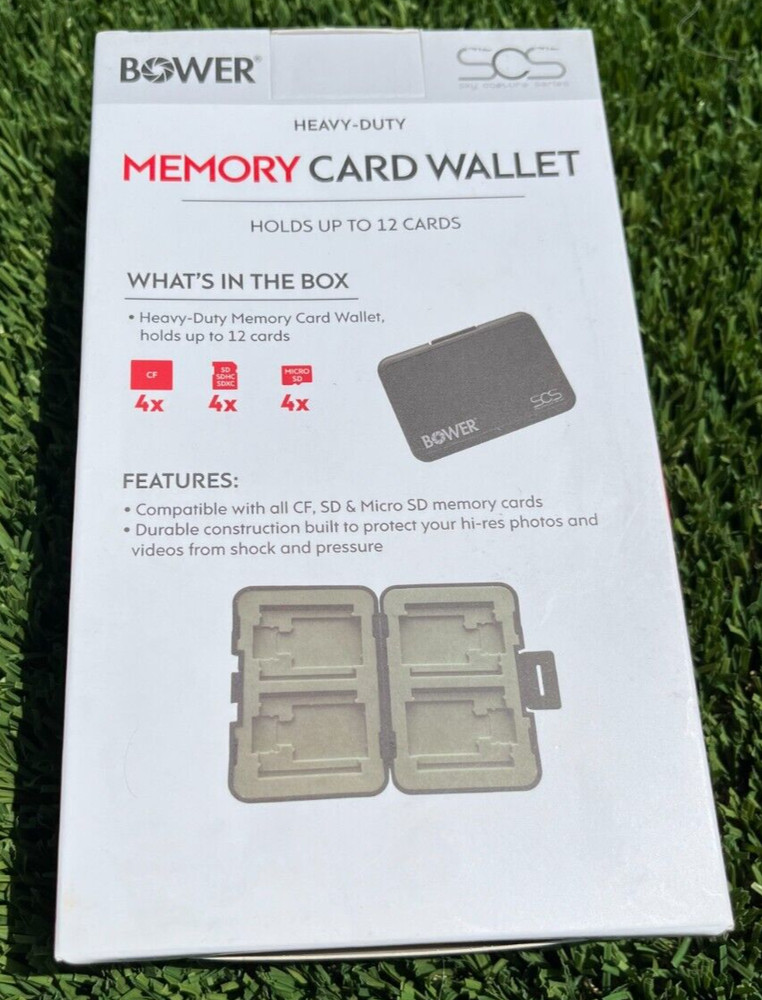 BOWER HEAVY DUTY MEMORY CARD WALLET