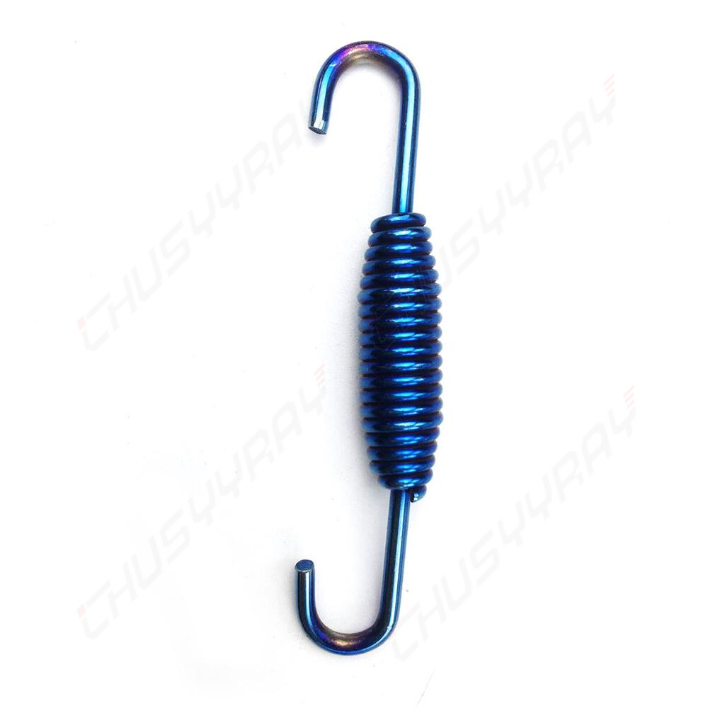 Universal 6Pcs Exhaust Pipe Spring 72mm Exhaust Pipe Spring Hook Modified 6x