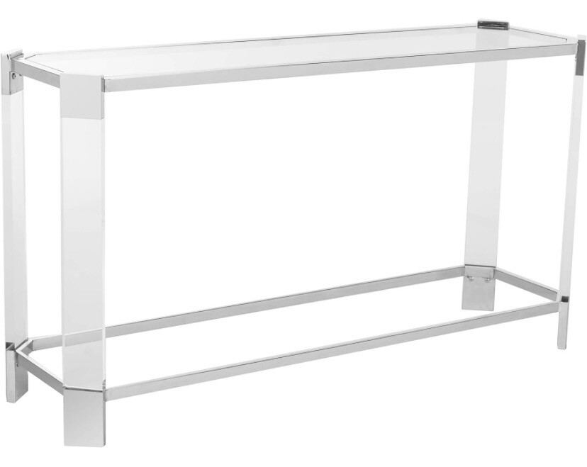 SAFAVIEH GIANNA ACRYLIC CONSOLE TABLE