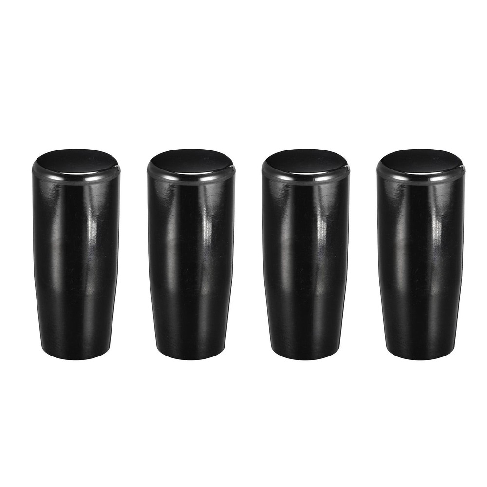 M10x50mm Female Threaded Hand Knobs Oval Brass Insert Handles for Machine, 4Pcs