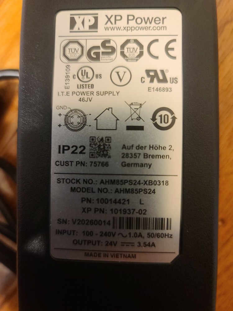 XP POWER AHM85PS24-XB0318 (NEW NO BOX)