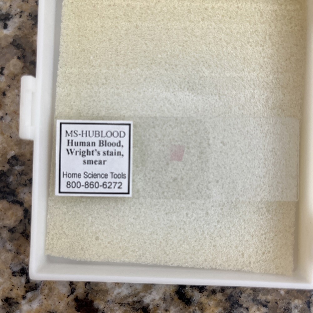 Learning Resources & Home Science Tools Lot Prepared & Blank Slides 60 Specimens