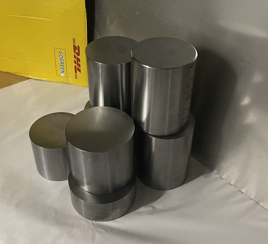 Titanium Ti6Al4V GRADE5 Ø105x90mm Round Material Round Bar Rod Solid Material