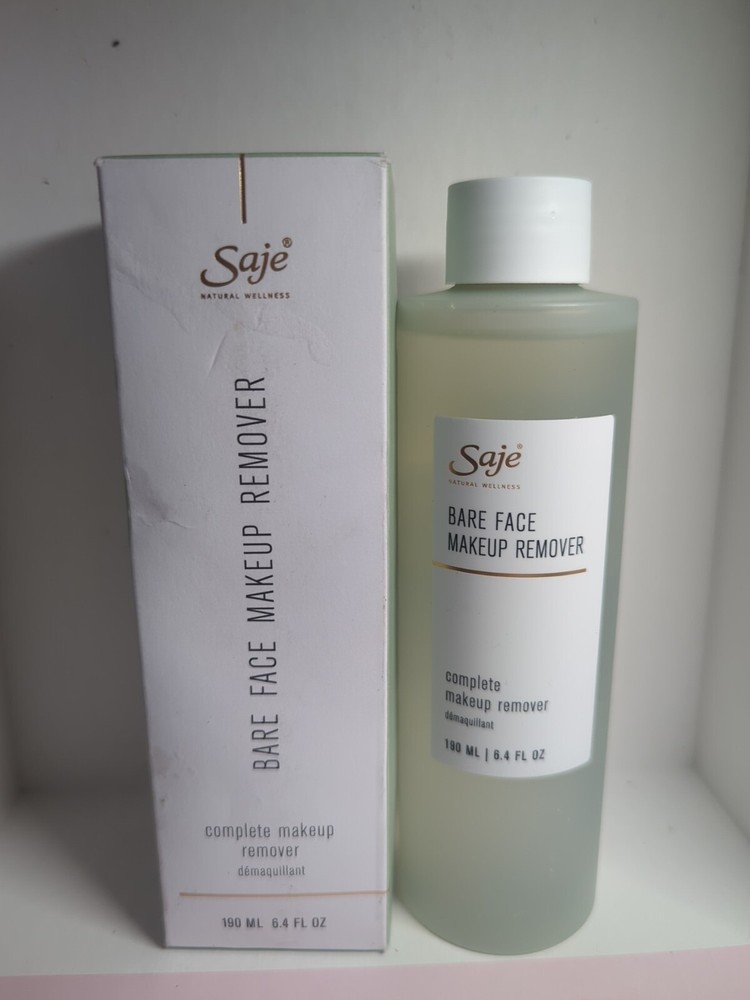 Saje bare face complete makeup remover new 6.8 oz/190ml