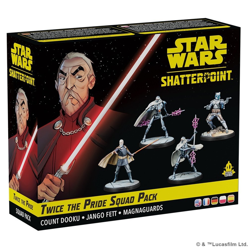 Twice the Pride: Count Dooku Squad Pack Star Wars: Shatterpoint AMG