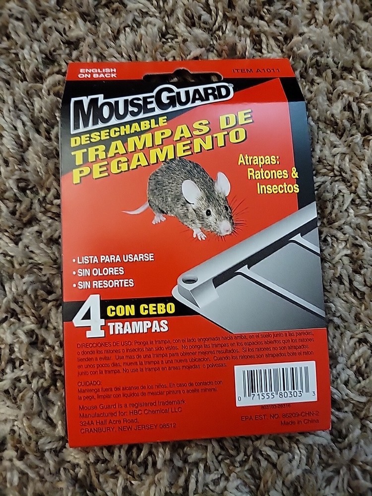 Mouse Guard Disposable Glue Traps 4 Pack
