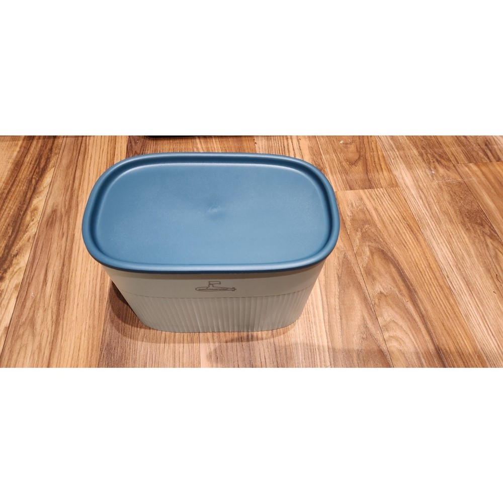 Tissue Box Cover Dispenser – Plastic Rectangular Holder Dustproof Blue
