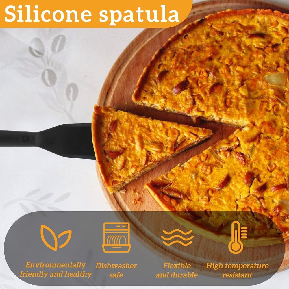 2 PCS Silicone Narrow Thin Spatula Heat Resistant