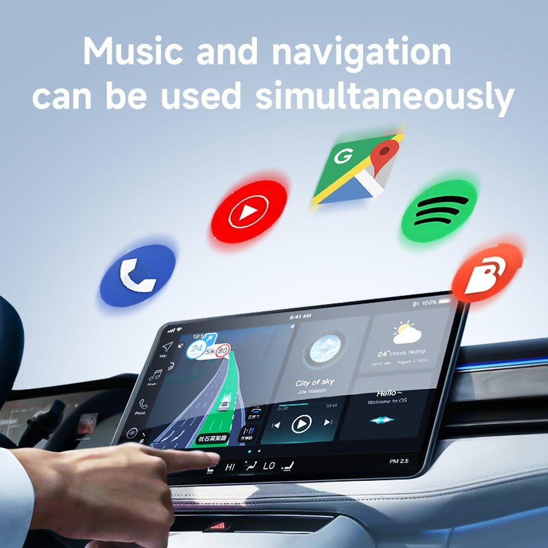 Upgrade Wireless CarPlay Adapter USB for iOS 10 /Android 11