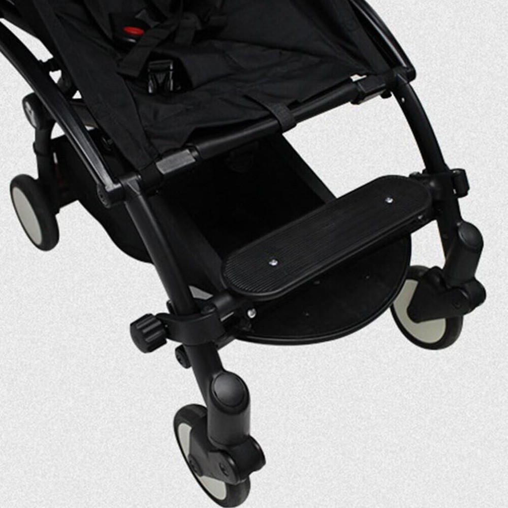 Universal Baby Stroller Foot Rest Adjustable Height/Width Accessory Black