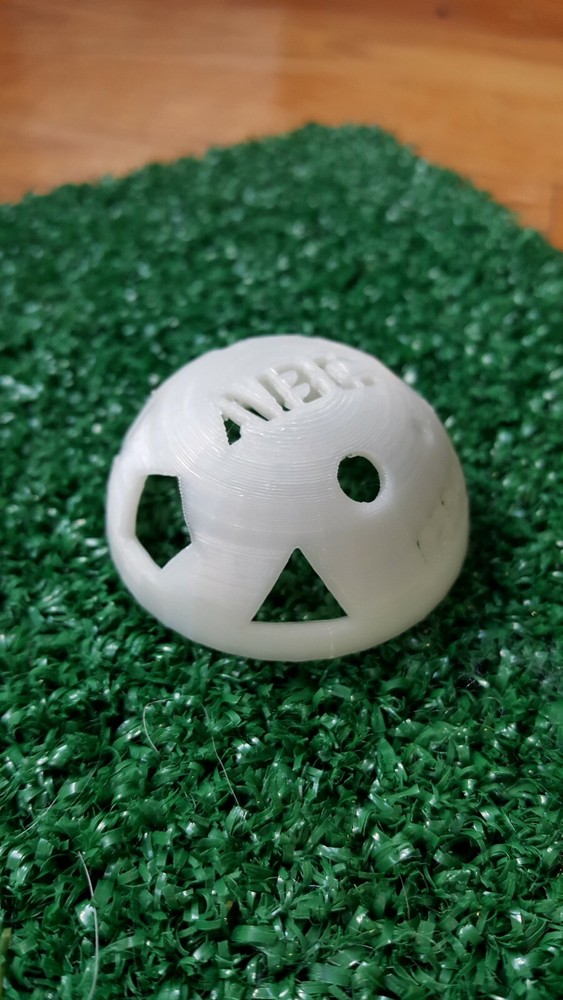Golf Ball Stencil - Custom Initials, numbers plus 3 circles, 2 lines, 3 shapes.