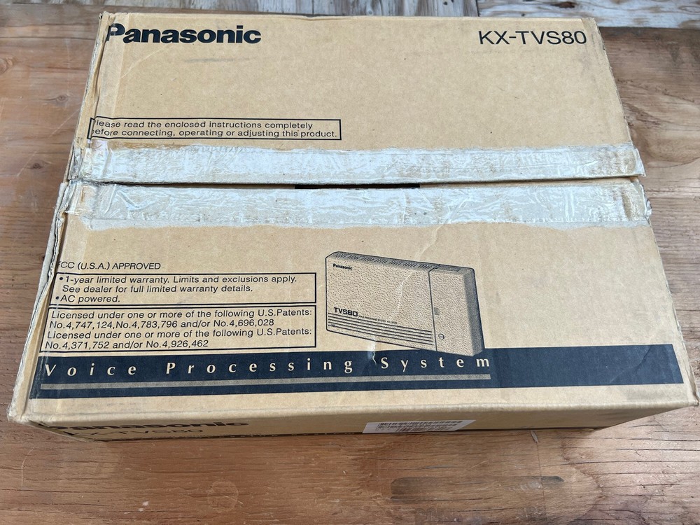 Panasonic KX-TVS80 Voice Processing Voicemail Unit *NEW in original box*