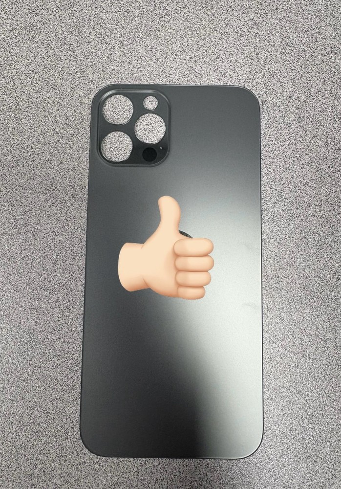 Back Glass Cover Replacement for iPhone 12 Pro Max / 12 Pro Big Hole