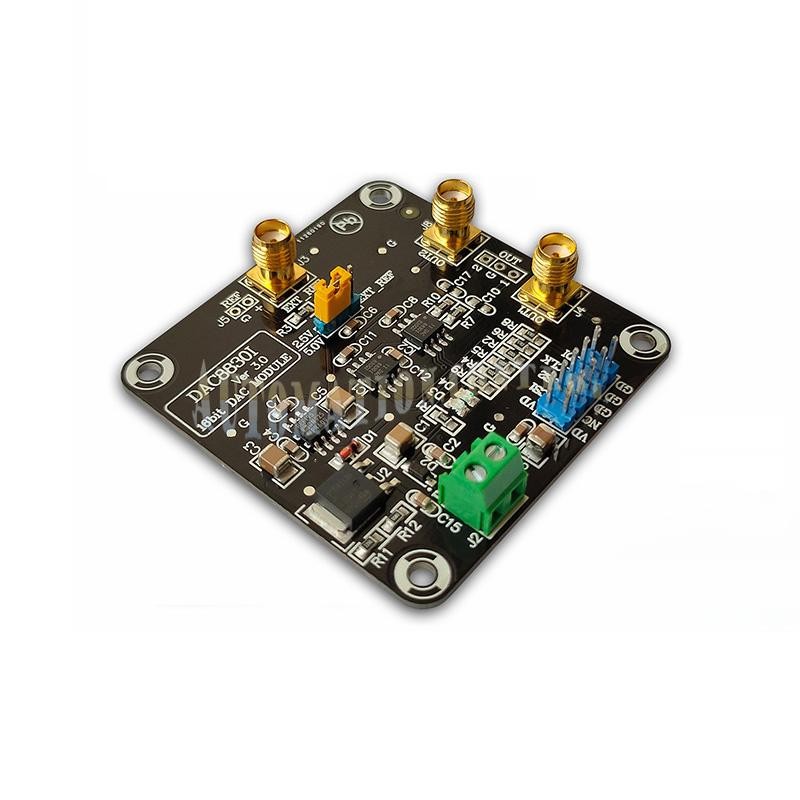 1X DAC8830 Module 16-bit DAC Module High-Precision Digital-to-Analog Converter