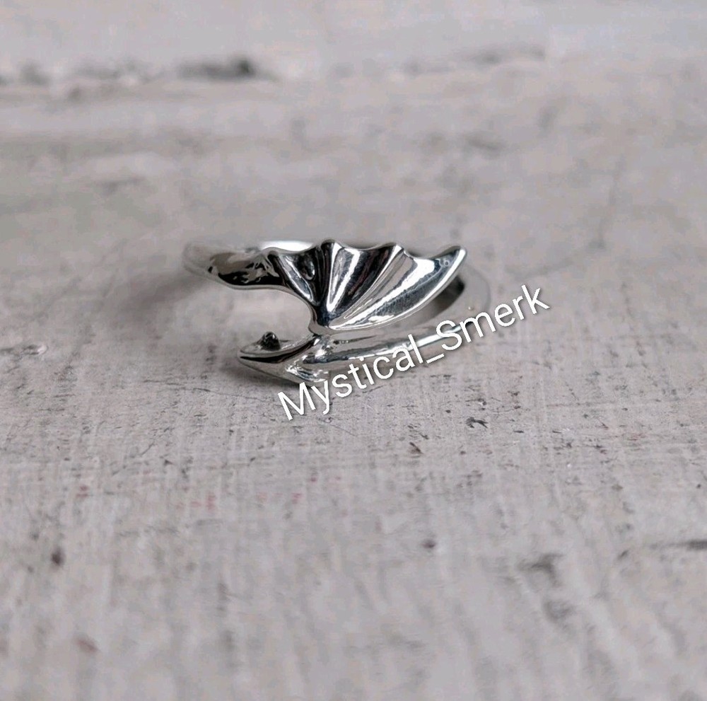 Haunted Doll Active Spirit Negative Demon Cursed Witch Devils Tail Silver Ring L