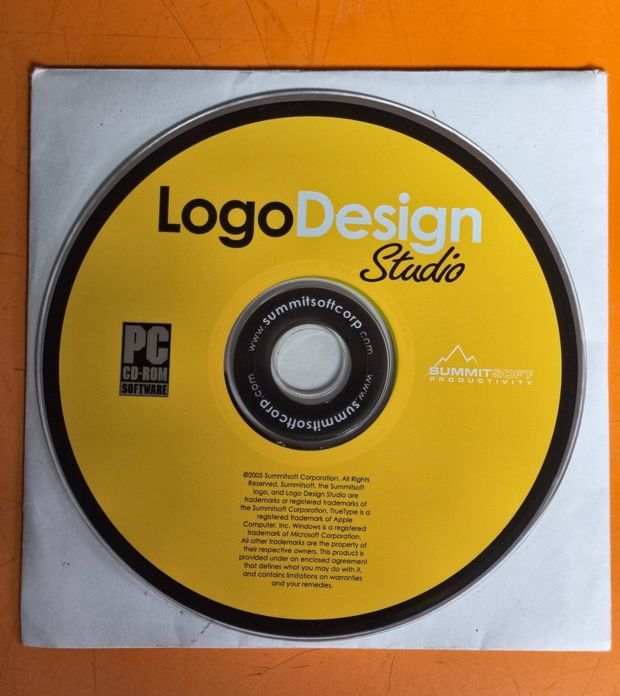 SummitSoft Logo Design Studio for Windows - Installation CD - Includes Key