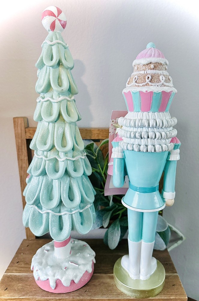 New Cupcakes and Cashmere Aqua Blue Nutcracker Tree Bundle Christmas Bundle