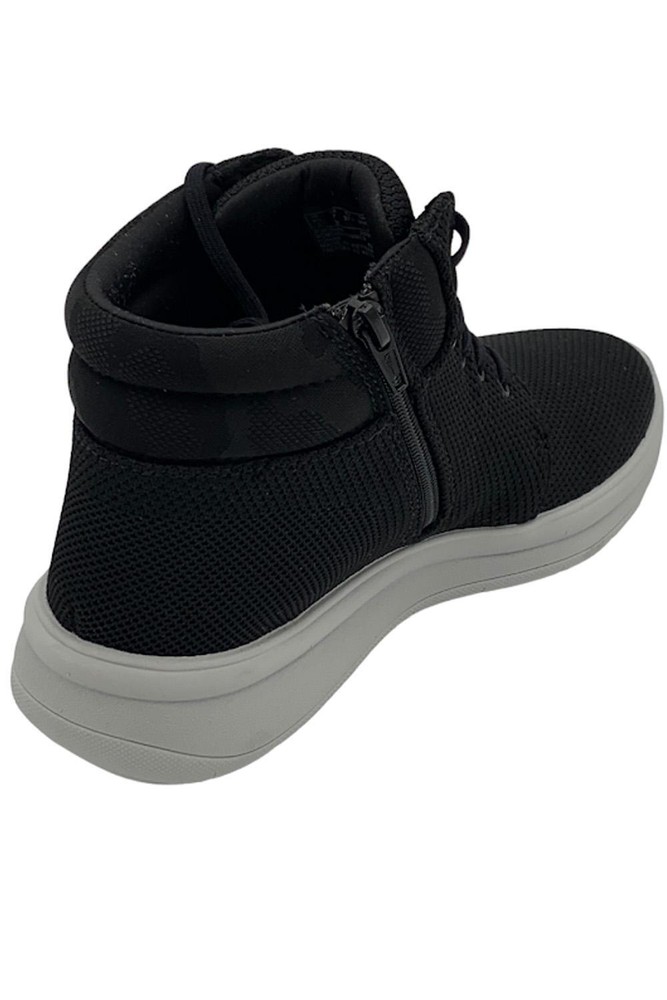 CLOUDSTEPPERS by Clarks Washable Knit Boots Ezera Tie Black/White