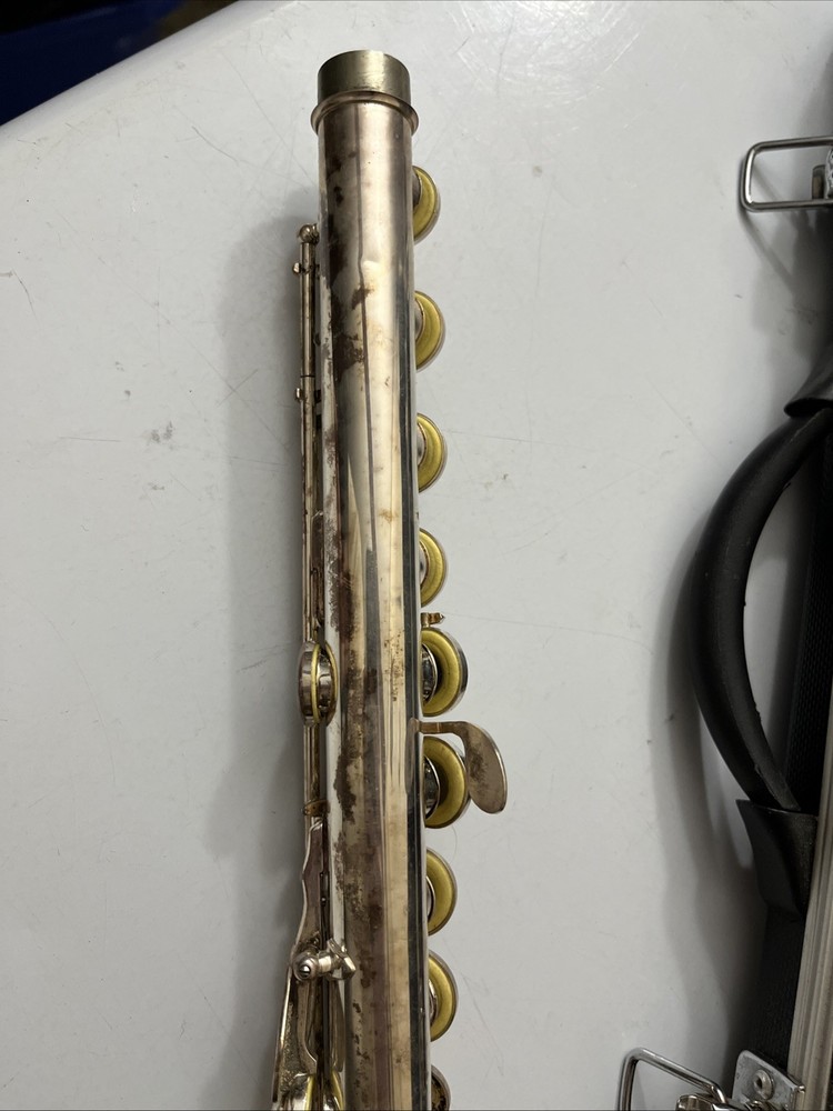 Merano Silver Finish Student Flute With Hard Case