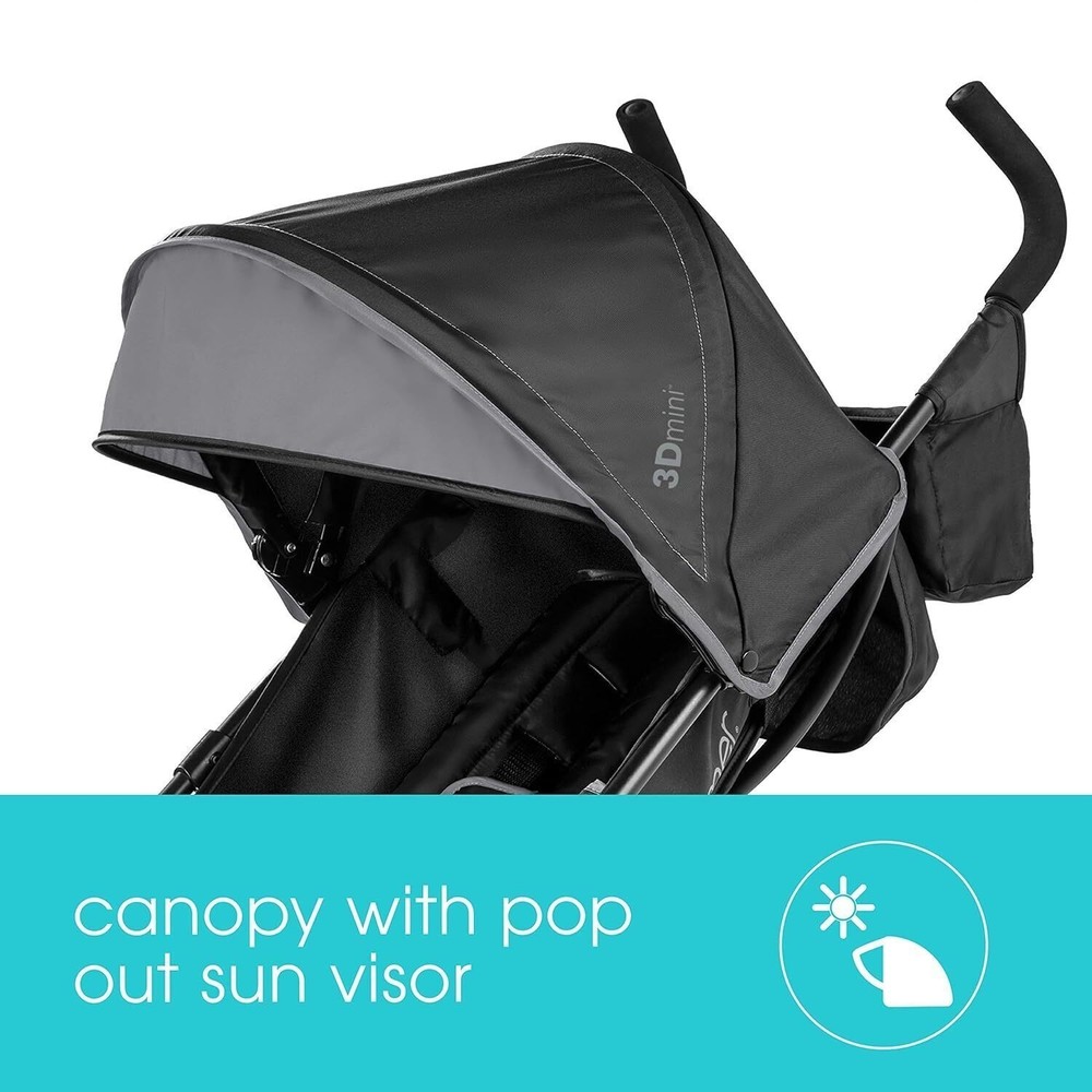 3D Mini Convenience Stroller Lightweight Stroller w/ Compact Fold MultiPosition