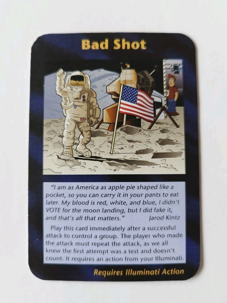 Illuminati Inwo New Card! Bad Shot.
