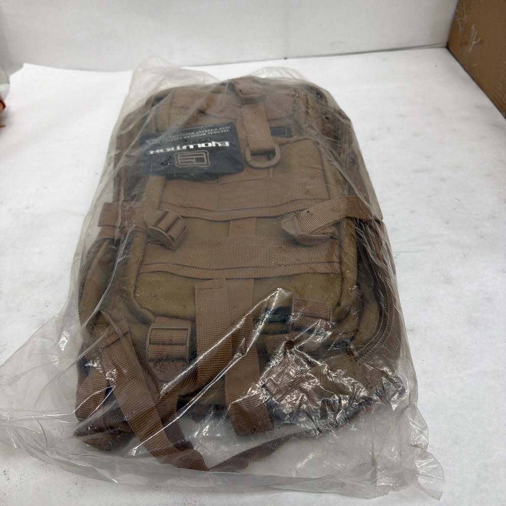 Evolution Outdoor Assault Pack Tactical Backpack Polyester Coyote 51315-EV
