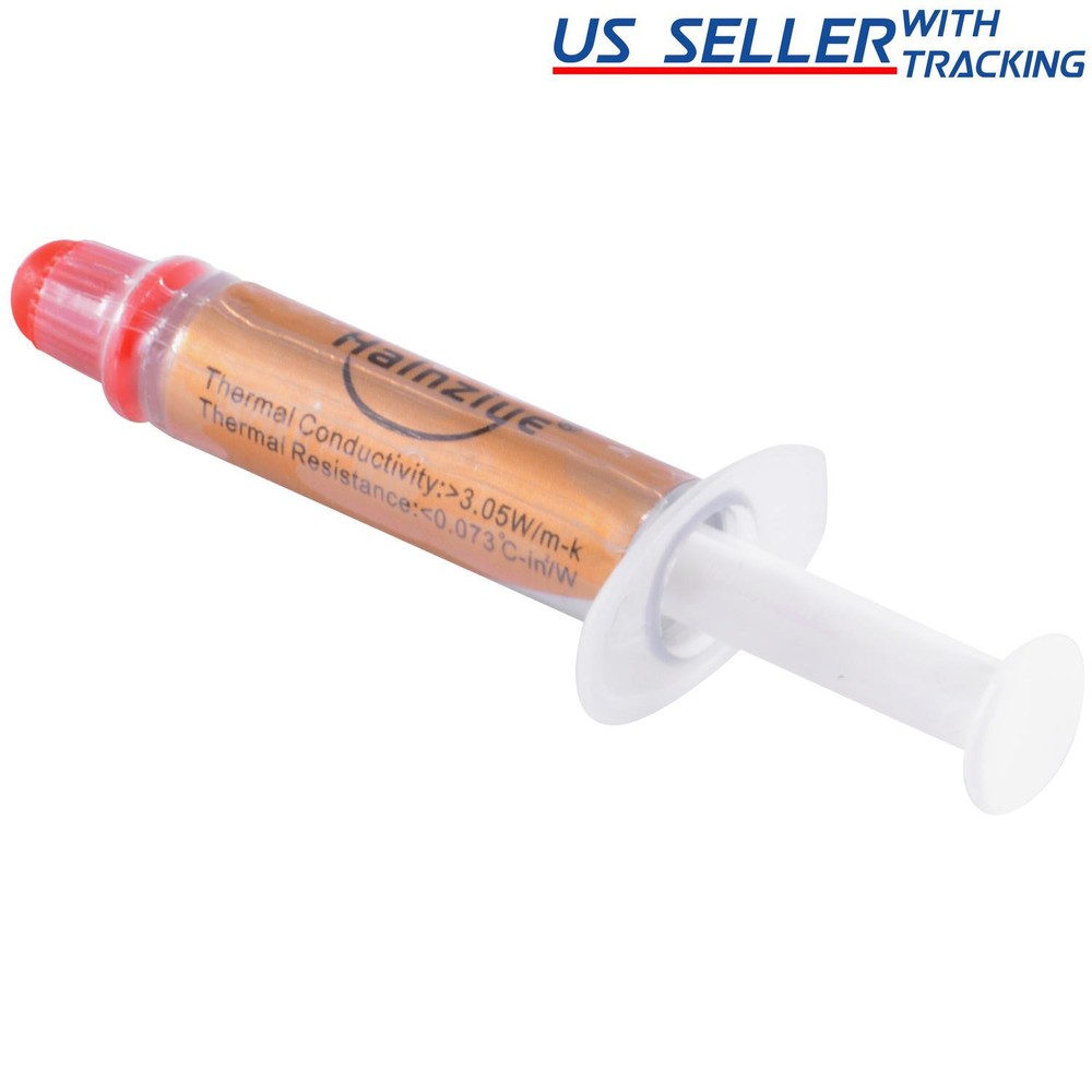 High Performance Gold Thermal Grease CPU Heatsink Compound Paste Syringe