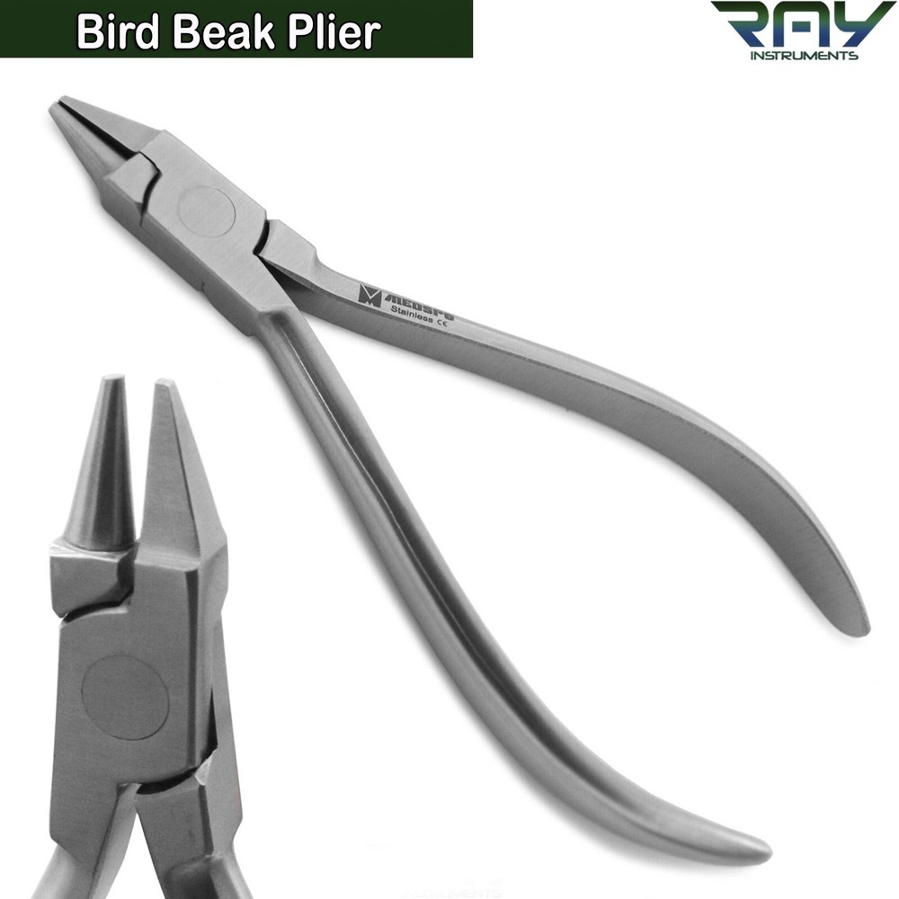 Orthodontic Light Wire Bending Plier Bird Beak Angle Loop Forming Dentist Pliers