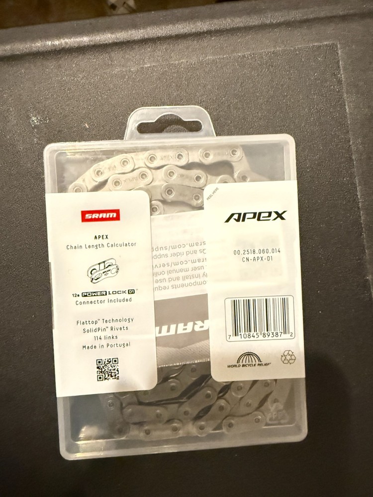 SRAM PC X01 Eagle 12 Speed HollowPin Chain - 114 Link Silver