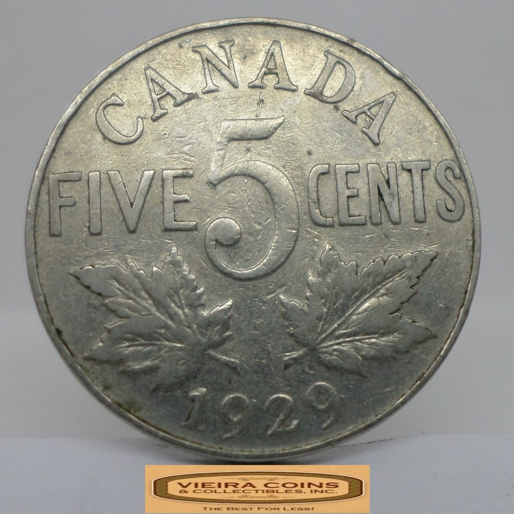 1929 Canada 5 Cents - #C56025NQ