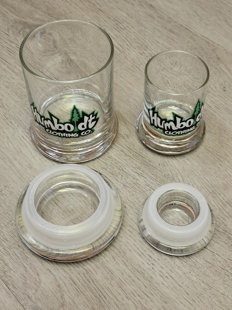 Humboldt Stash Jars Thick Glass.