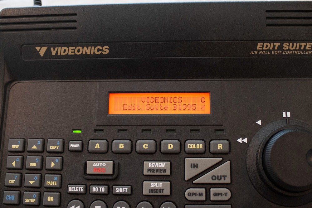 Videonics Edit Suite AB Roll Edit Controller Video Editing Equipment Powers On