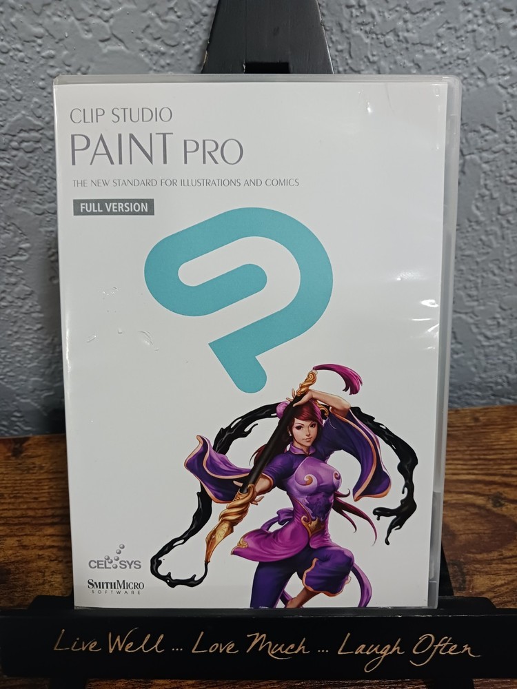 Clip Studio Paint Pro Full Version CD (Smith Micro/Celsys) No Serial Number