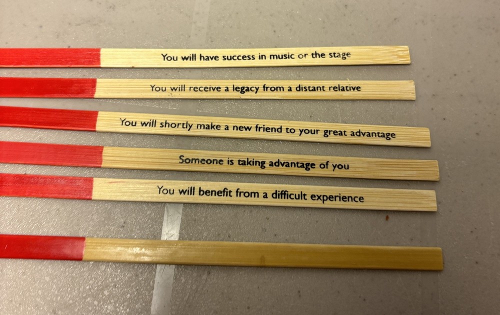 Chinese Fortune Sticks-Shylling 2008