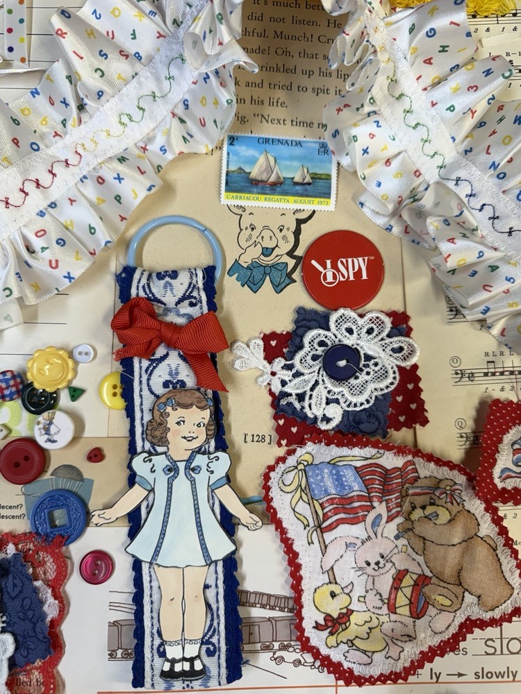 Vintage Childrens Junk Journal Kit