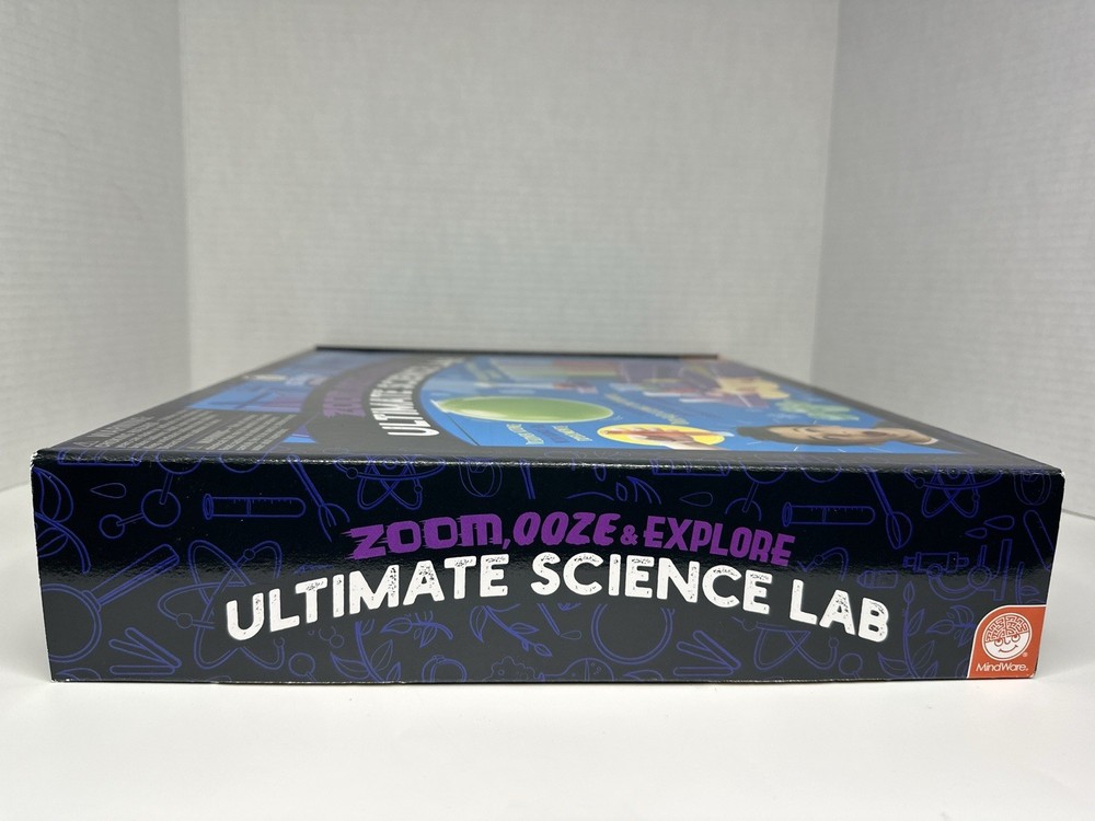 Mindware Science Academy Ultimate Science Lab: Zoom, Ooze, & Explore Experiments