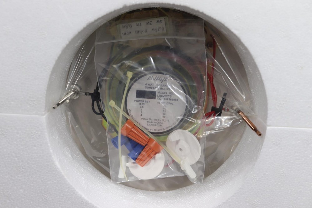 NOS Avaya Communications EZ Install 70v Ceiling Speakers