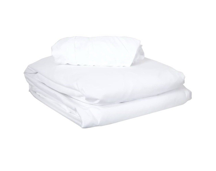 ForPro Premium Microfiber Massage Sheet Set – 3-Piece – White (Open Box)