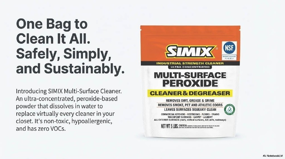 SIMIX 5 lb Bag All Purpose Cleaner Environmentally friendly