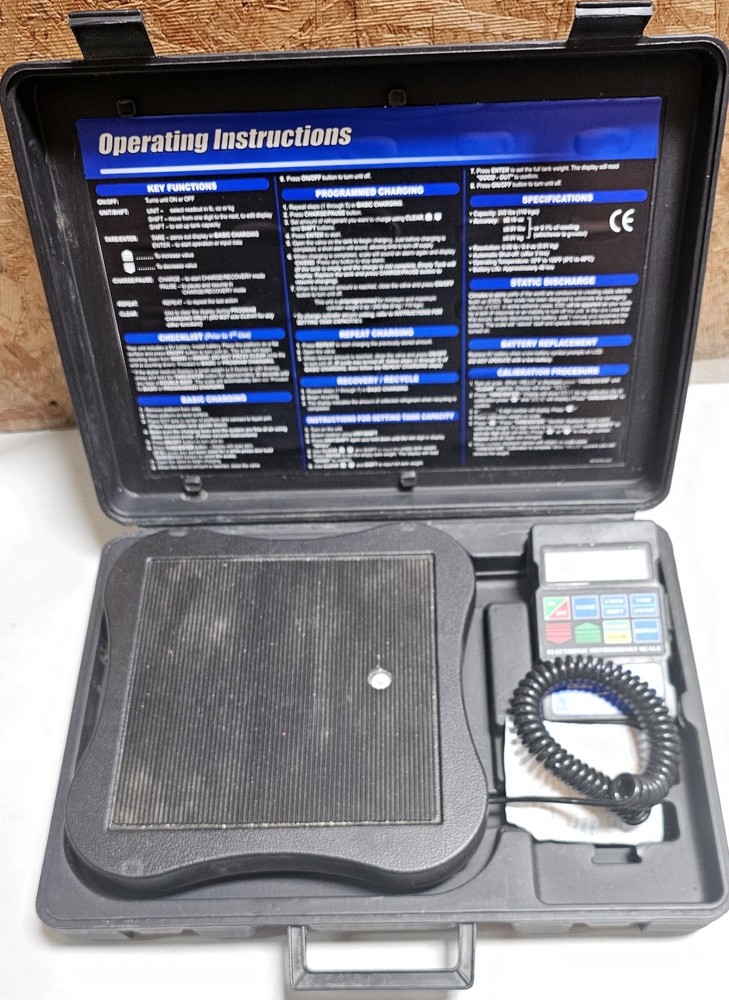 Blue Point Portable Electronic Refrigerant Scale ACT120A