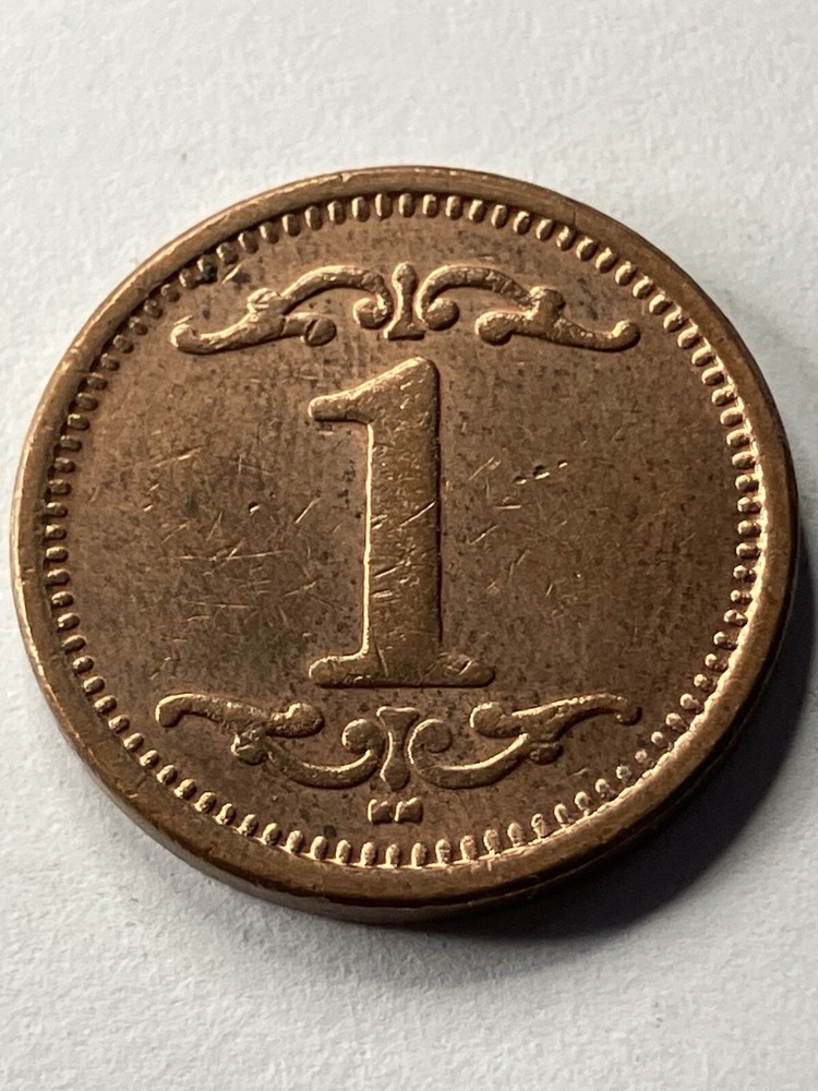 Older 1-point Blackbeard’s Cabe Arcade Token Defunct #ty1