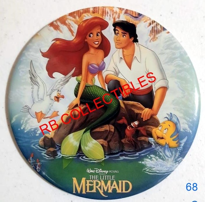 The Little Mermaid - Large Button