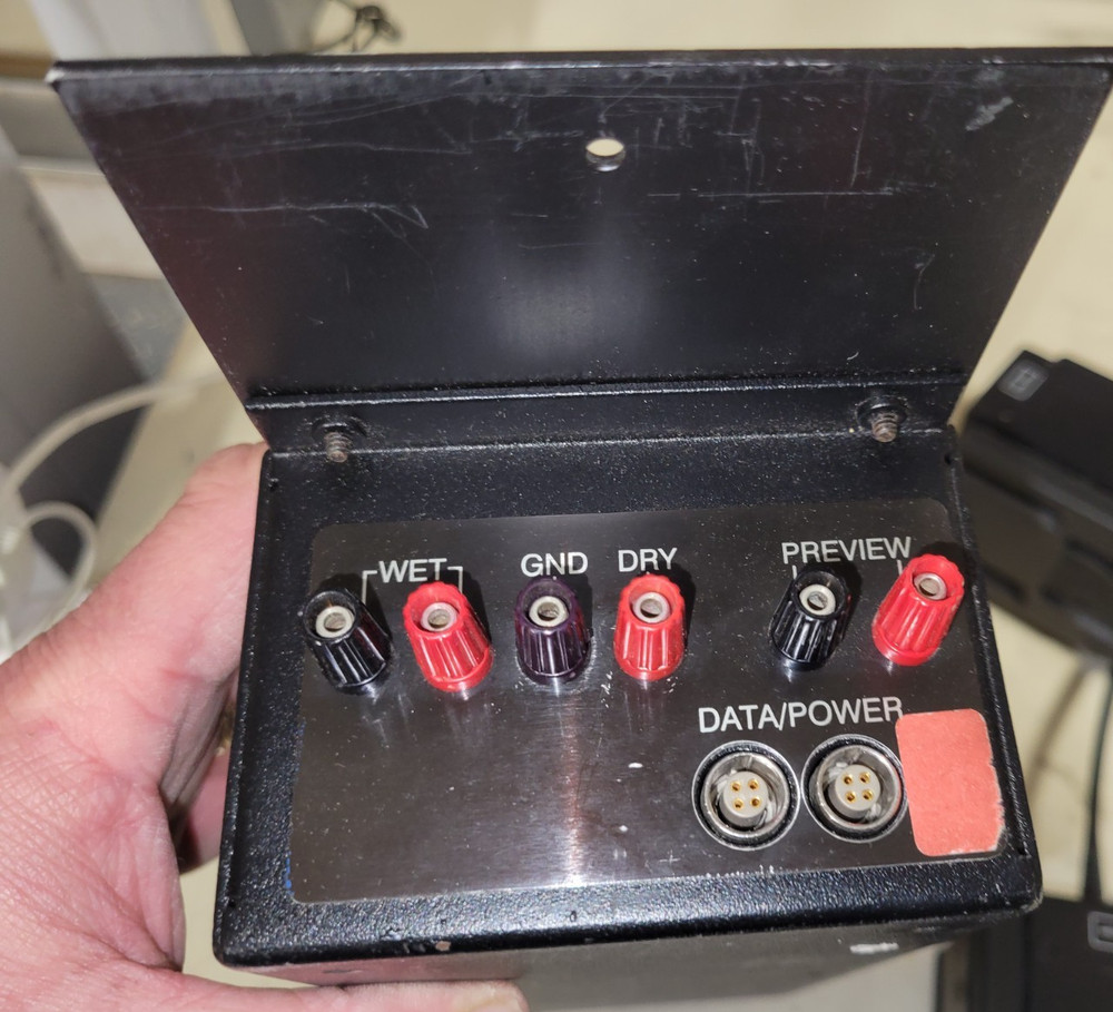 Total RF Camera Control panel with 2x V-mount camera receiver for data and tally