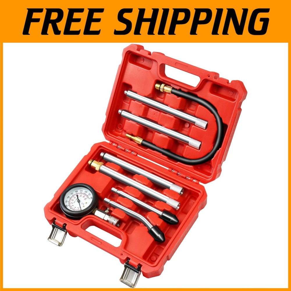 Cylinder Pressure Tester with Extension Rods
