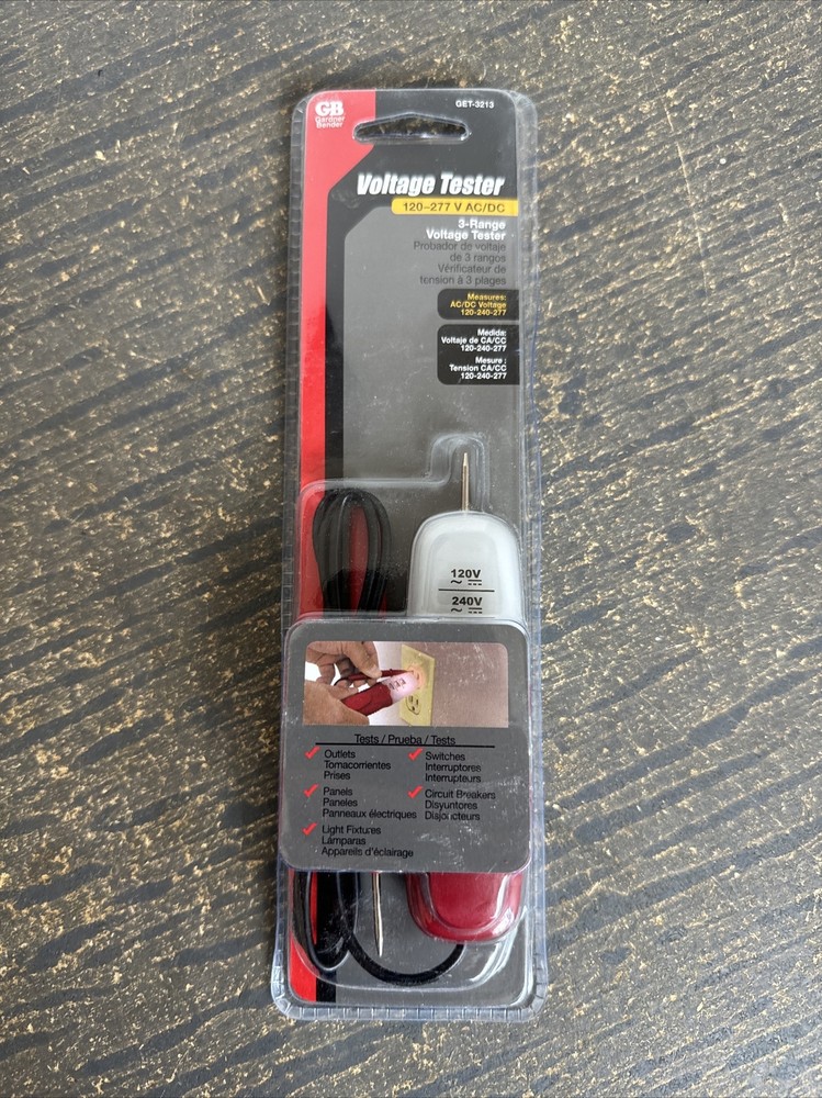 Gardner Bender 4-Way Live Circuit Tester, Model# GET-3213