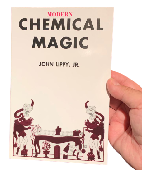 MODERN CHEMICAL MAGIC BOOK Lippy Fire Trick Science Flash Paper Special Effects