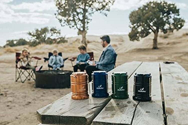 Lanterns Battery Powered LED - Camping Lantern Emergency 4 PACK Multicolored