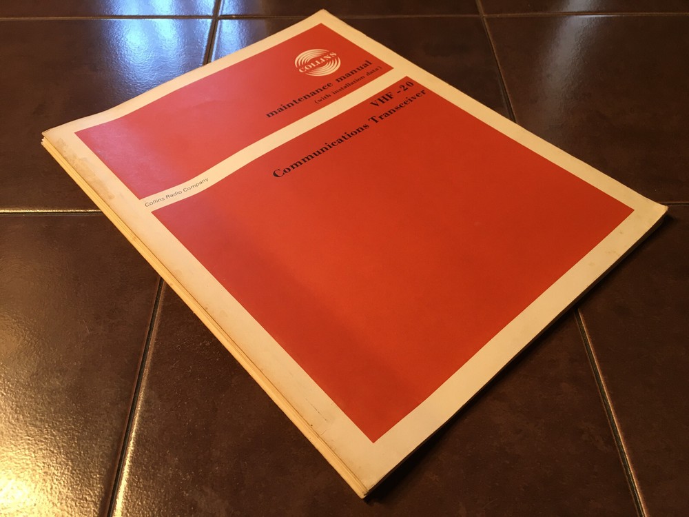 Collins VHF-20 Install Manual