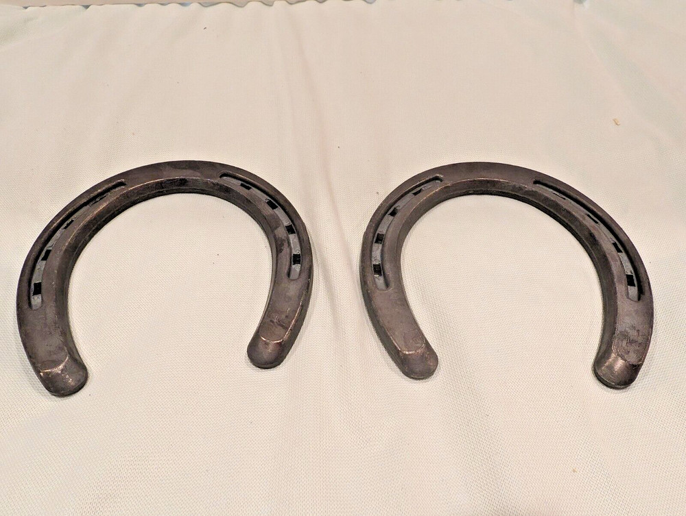 2 Diamond OPL Plain Horseshoes Good Luck Crafts Unused