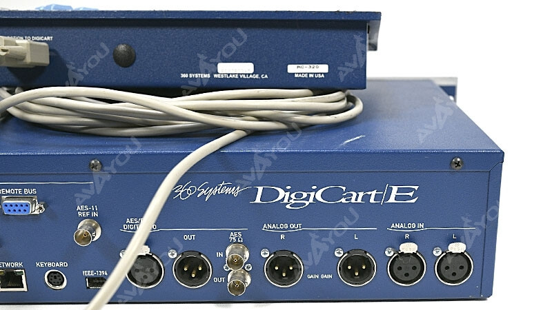 360 Systems DigiCart/E E-3000 Digital Audio Recorder + RC-320 Remote Control